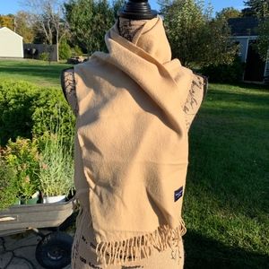 GRANT THOMAS 100% Cashmere Fringe Scarf Germany